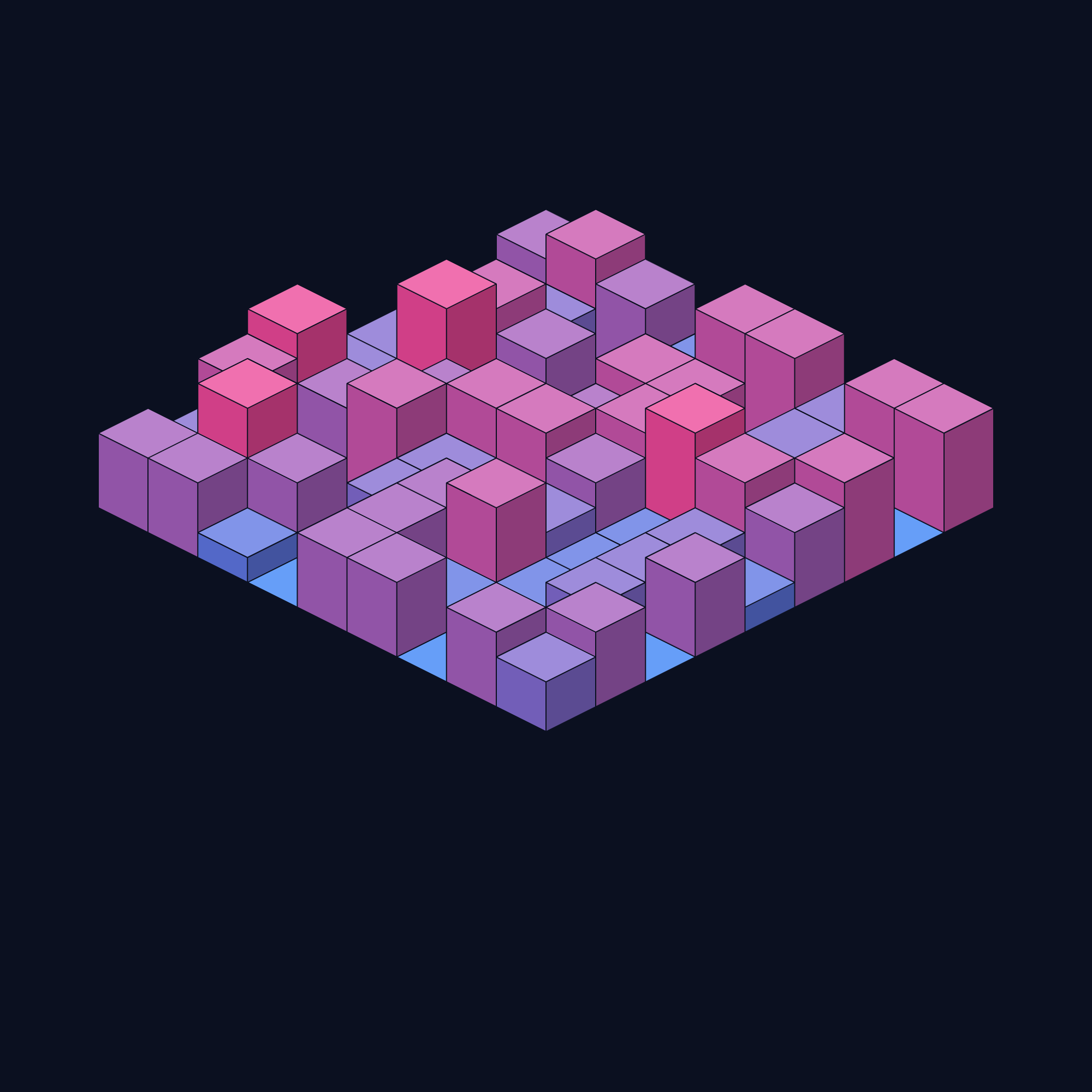 Isometric Blocks example output