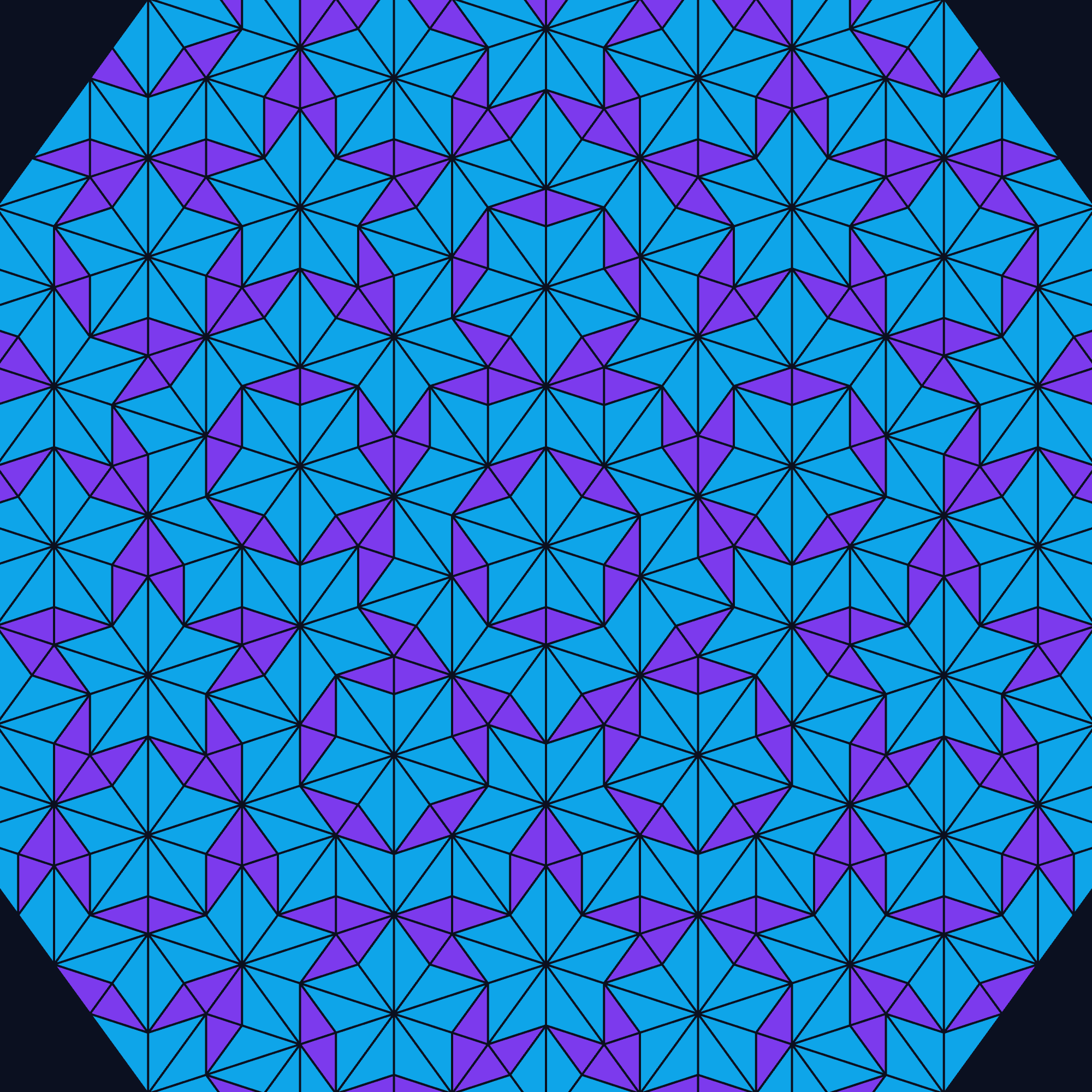 Penrose Tiling example output