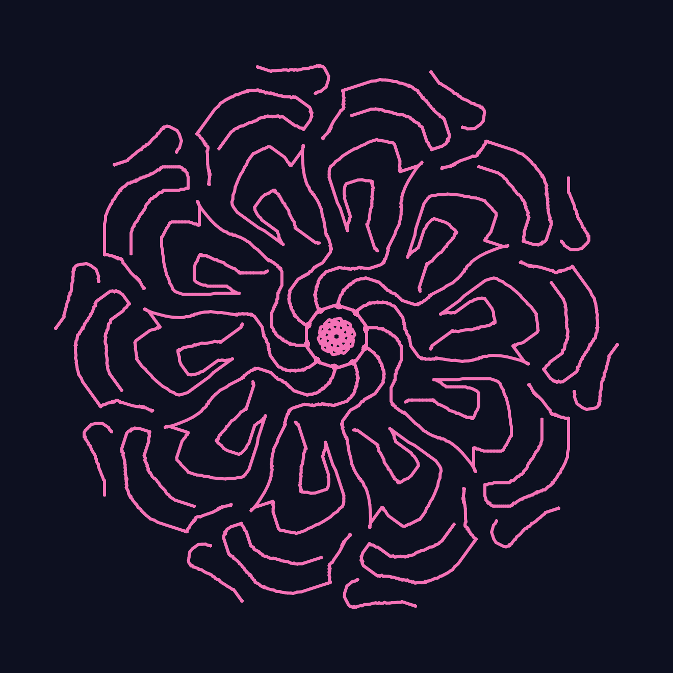 Radial Symmetry example output