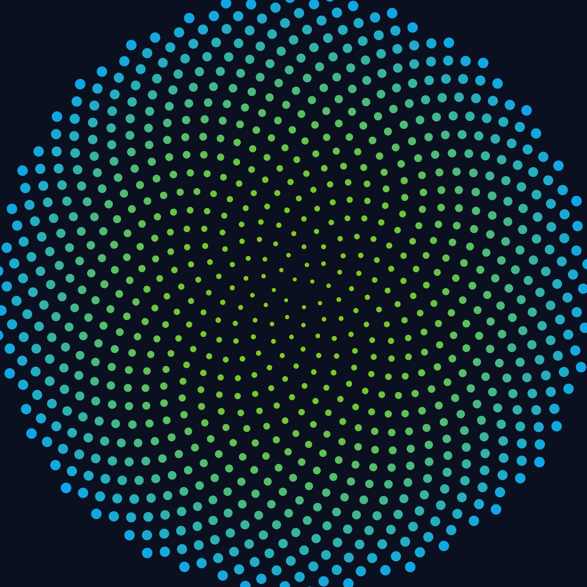 Spiral & Fibonacci example output